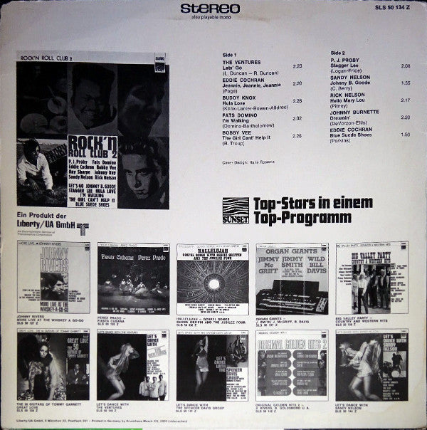 Various : Rock'n Roll Club 2 (LP, Comp, RE)
