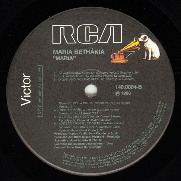 Maria Bethânia : Maria (LP, Album)