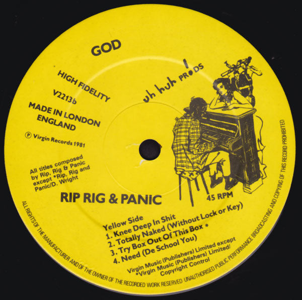 Rip Rig & Panic : God (2x12", Album)