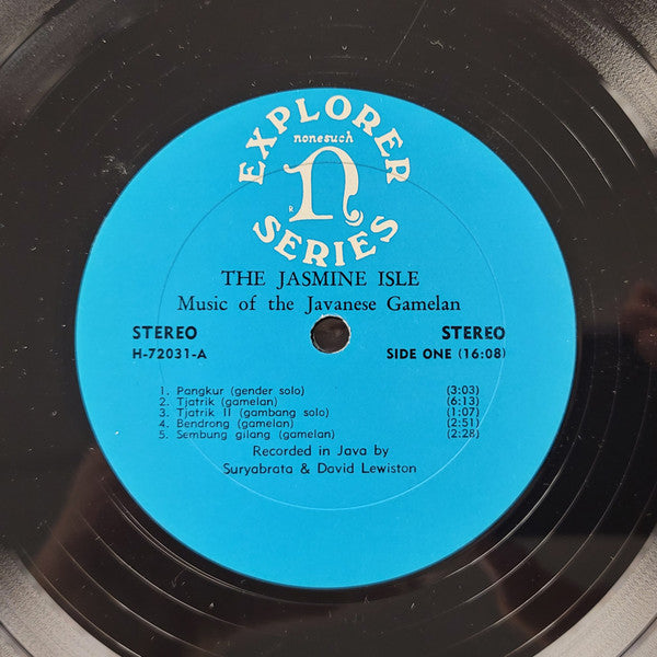 Unknown Artist : The Jasmine Isle (Javanese Gamelan Music) (LP, Pur)