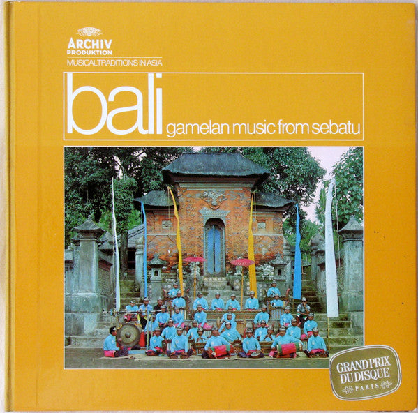 Gong Kebyar, Sebatu : Bali: Gamelan Music From Sebatu (3xLP)