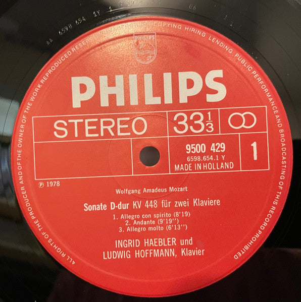 Wolfgang Amadeus Mozart, Ingrid Haebler, Ludwig Hoffmann : Complete Piano Works For Four Hands (Including Duets) (3xLP, Album + Box)