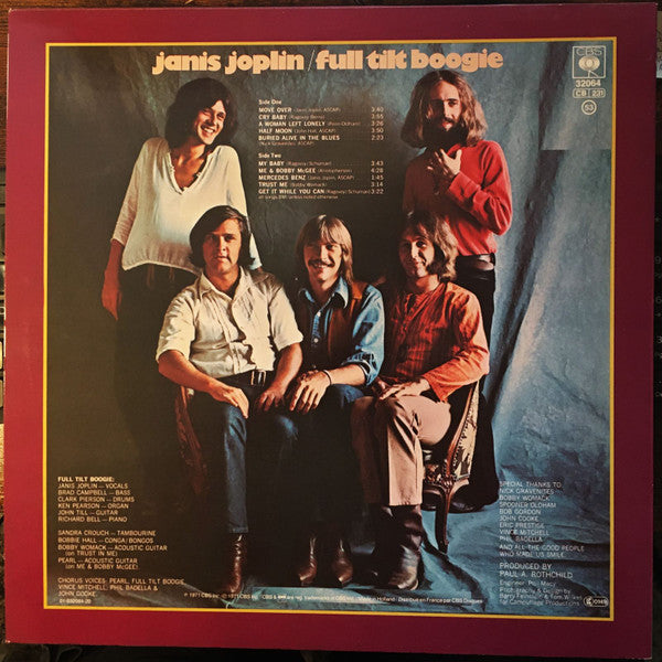 Janis Joplin : Pearl (LP, Album, RE)