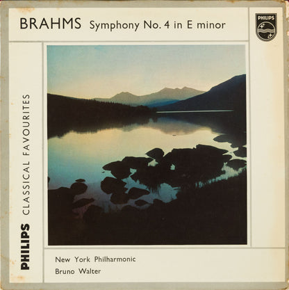 Johannes Brahms, Bruno Walter, New York Philharmonic : Symphony No.4 In E Minor, Op. 98 (LP, Album)