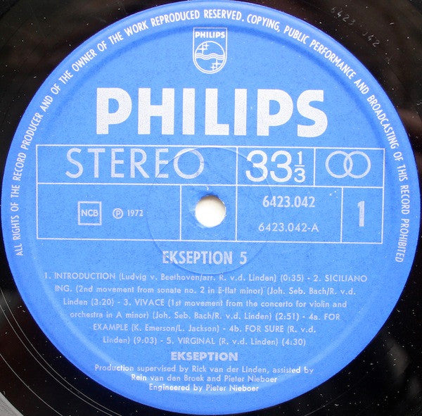 Ekseption : 5 (LP, Album)