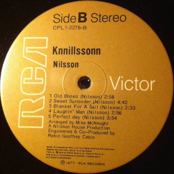 Harry Nilsson : Knnillssonn (LP, Album, Gat)