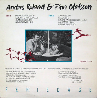 Anders Roland & Finn Olafsson : Feriedage (LP, Album)