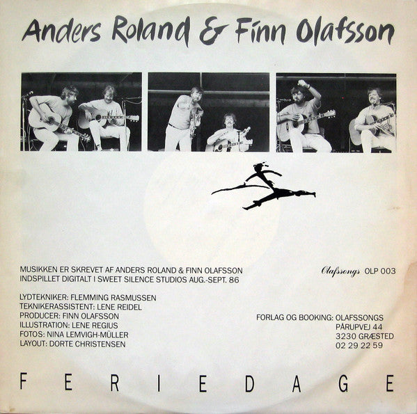 Anders Roland & Finn Olafsson : Feriedage (LP, Album)