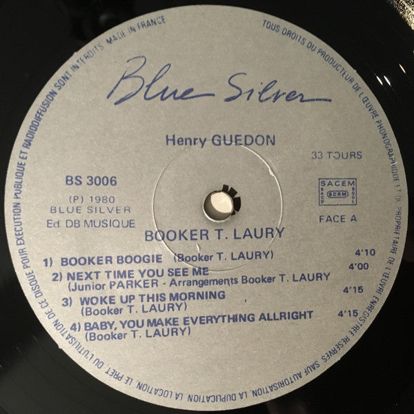 Booker T. Laury : Nothing But The Blues (LP, Album)