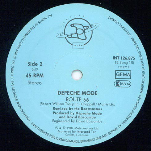 Depeche Mode : Behind The Wheel (Remixed By Shep Pettibone) (12", Maxi)