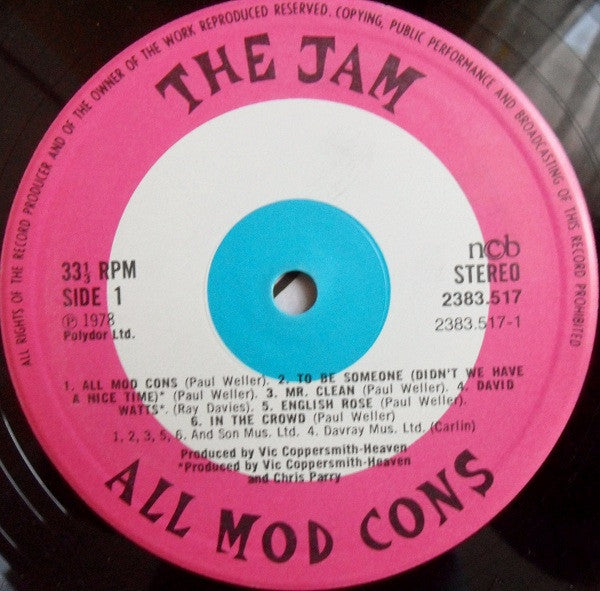 The Jam : All Mod Cons (LP, Album)