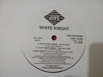 White Knight : Get Crazy (12", Promo)