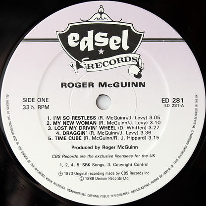 Roger McGuinn : Roger McGuinn (LP, RE)