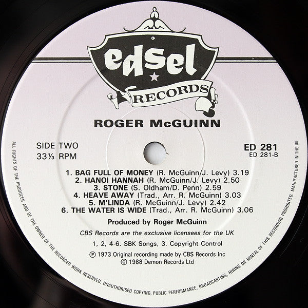 Roger McGuinn : Roger McGuinn (LP, RE)