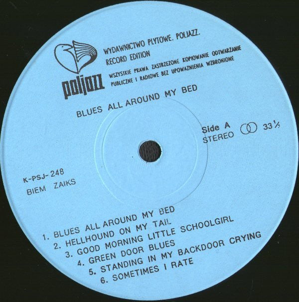 Various : Blues All Around My Bed (LP, Comp, RE)