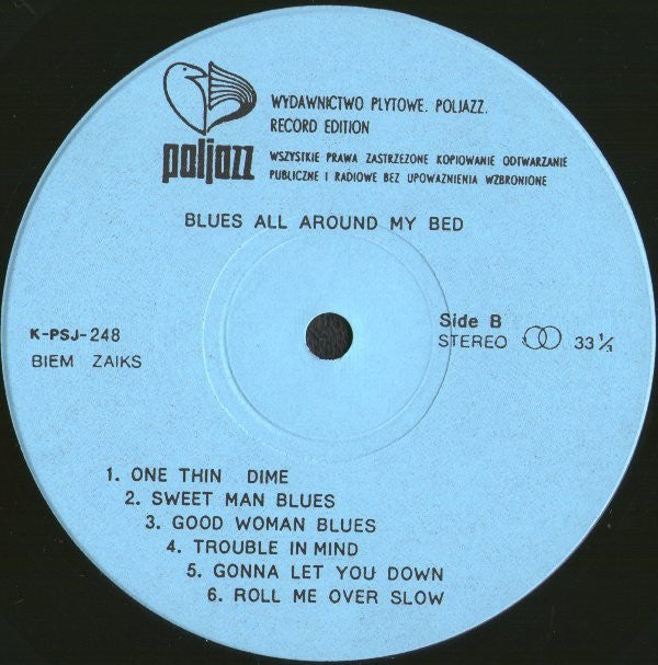 Various : Blues All Around My Bed (LP, Comp, RE)