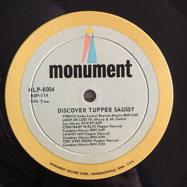 Tupper Saussy : Discover Tupper Saussy (LP, Album)