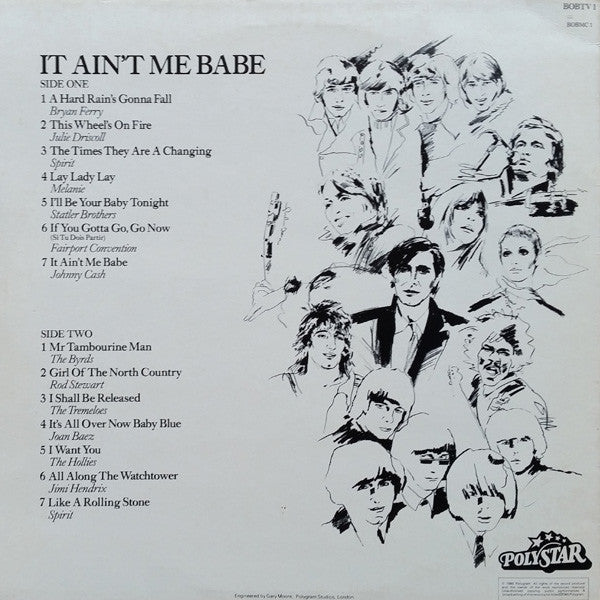 Various : It Ain't Me Babe - Great Artists Sing The Songs Of Bob Dylan (LP, Comp)