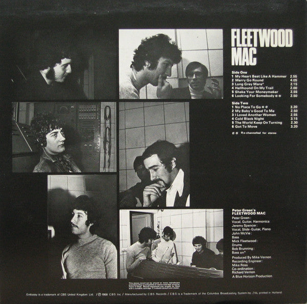 Fleetwood Mac : Peter Green's Fleetwood Mac (LP, Album, RE, Lig)