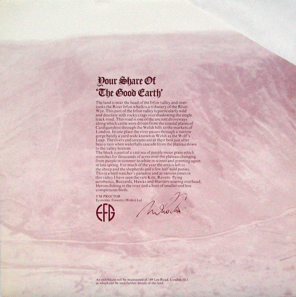 Manfred Mann's Earth Band : The Good Earth (LP, Album)