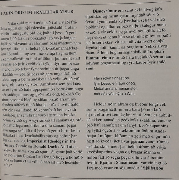 Háskólakórinn : Disney Rímur (2xCD, Album)