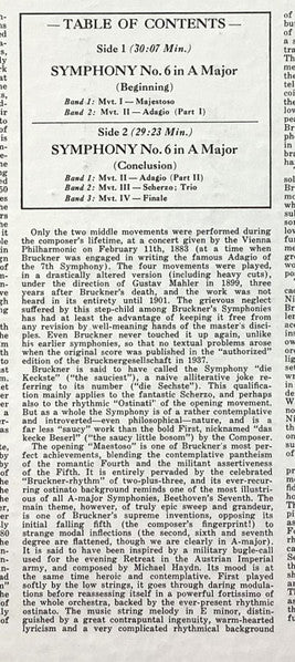 Anton Bruckner - Westfälisches Sinfonieorchester, Hubert Reichert : Symphony No. 6 In A Major (LP)