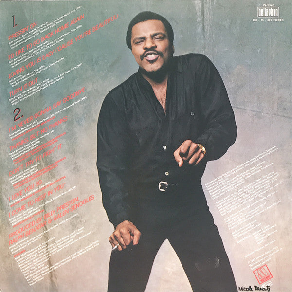 Billy Preston : Pressin' On (LP, Album)