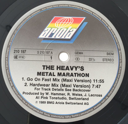 The Heavys : Metal Marathon (LP, Album, Mixed)