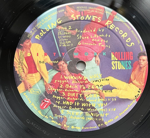 The Rolling Stones : Dirty Work (LP, Album)