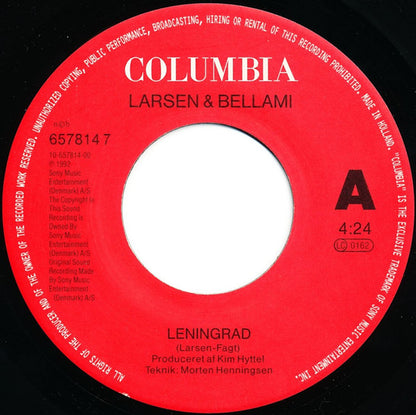 Kim Larsen & Bellami : Leningrad / Jesus Og Buddha (7", Single)