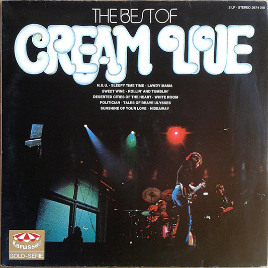 Cream (2) : The Best Of Cream Live (2xLP, Comp, RE, Gat)