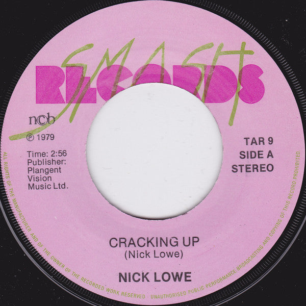 Nick Lowe : Cracking Up (7", Single)