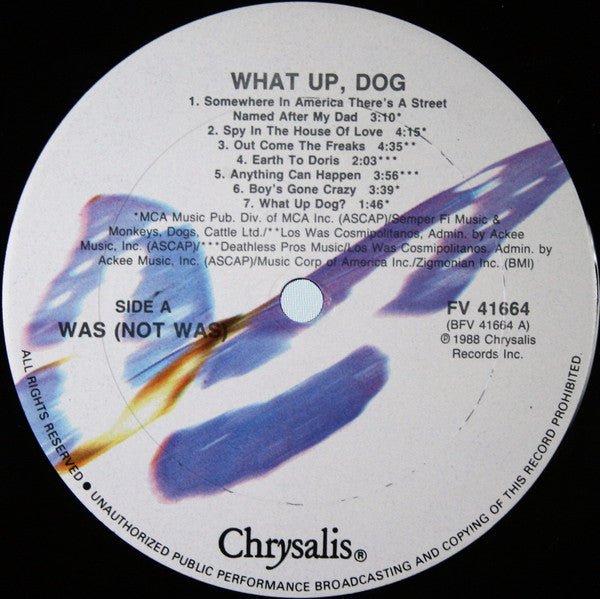 Was (Not Was) : What Up, Dog? (LP, Album)