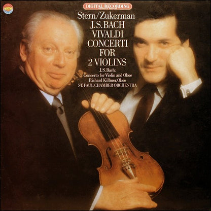 Johann Sebastian Bach / Antonio Vivaldi / Isaac Stern & Pinchas Zukerman With The Saint Paul Chamber Orchestra : Concerti For 2 Violins (LP)