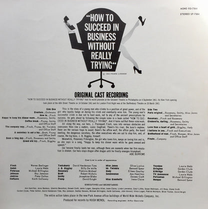 Various : How To Succeed In Business Without Really Trying (Original London Cast Recording) (LP, Album)