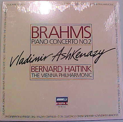 Johannes Brahms, Vladimir Ashkenazy, Wiener Philharmoniker, Bernard Haitink : Piano Concerto No. 2 (LP, Club, cov)