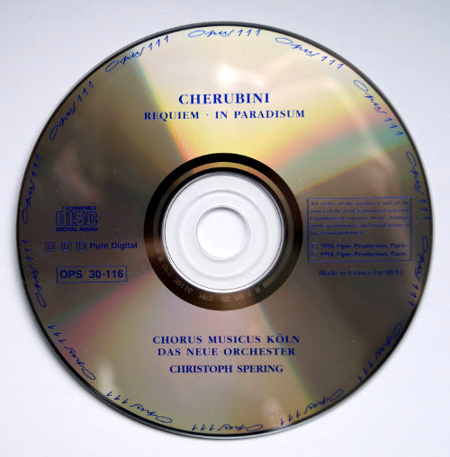 Luigi Cherubini - Das Neue Orchester, Chorus Musicus Köln, Christoph Spering : Requiem / In Paradisum (CD, Album)