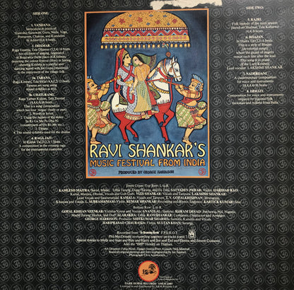 Ravi Shankar : Ravi Shankar's Music Festival From India (LP, Album)
