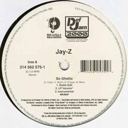 Jay-Z Featuring Beanie Sigel And Amil : Do It Again (Put Ya Hands Up) (12", Single)