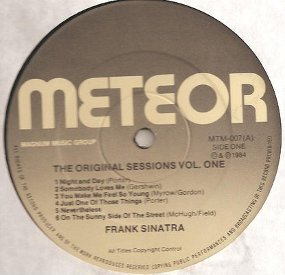 Frank Sinatra : The Original Sessions Volume One (LP, Comp)