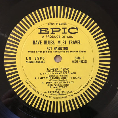 Roy Hamilton (5) : Have Blues Must Travel (LP, Album, Mono)