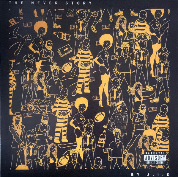 J.I.D : The Never Story (2xLP, Album, RE, S/Edition, Ora)