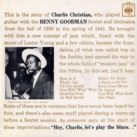 Charlie Christian With The Benny Goodman Sextet And Benny Goodman And His Orchestra : With The Benny Goodman Sextet And Orchestra (LP, Comp)