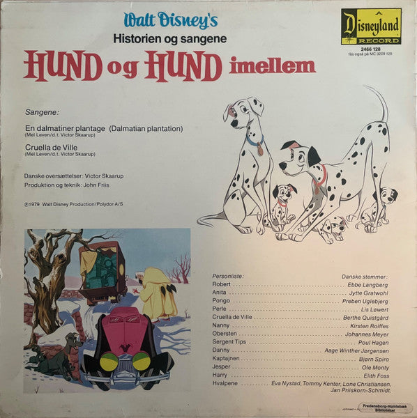 Various : Walt Disney's Hund Og Hund Imellem (Historien Og Sangene) (LP, Album)