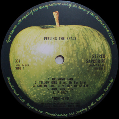 Yoko Ono / The Plastic Ono Band & Something Different : Feeling The Space (LP, Album)