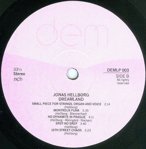 Jonas Hellborg : Dreamland (LP, Album)