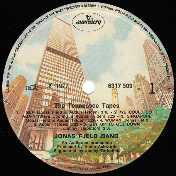 Jonas Fjeld Band : The Tennessee Tapes (LP, Album)