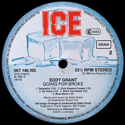 Eddy Grant : Going For Broke (LP, Album)