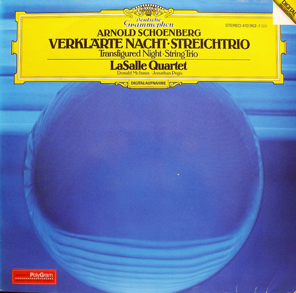 Arnold Schoenberg - LaSalle Quartet ∙ Donald McInnes ∙ Jonathan Pegis : Verklärte Nacht • Streichtrio / Transfigured Night • String Trio (LP, Dig)