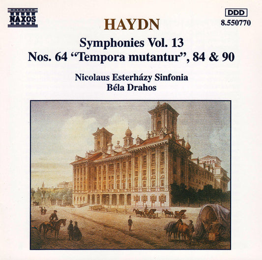 Joseph Haydn, Nicolaus Esterházy Sinfonia, Bela Drahos : Symphonies Vol. 13 (Nos. 64 "Tempora Mutantur", 84 & 90) (CD, Album)